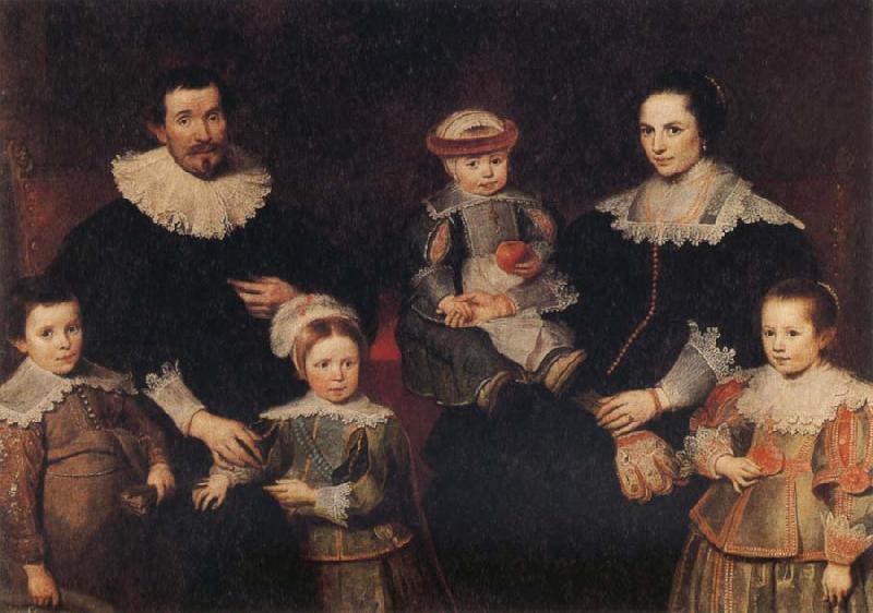 Frans Francken II The Family of the Artist oil painting image